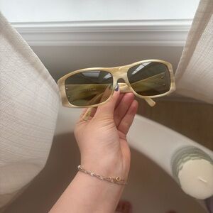 Vintage FENDI Authentic Y2K Cream Sunglasses